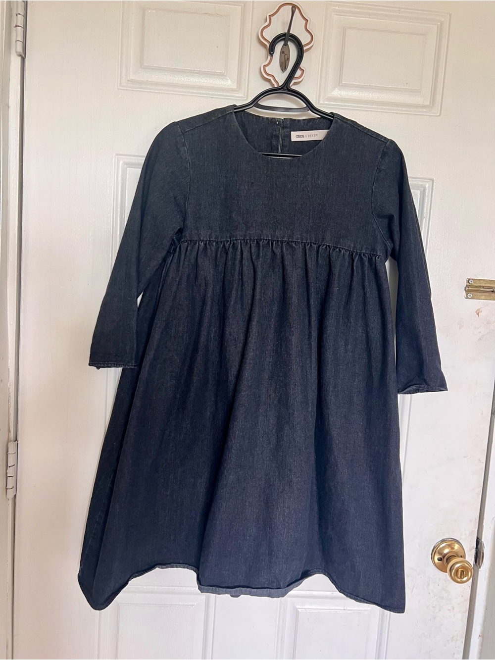 ASOS | Long Sleeve Dark Denim Dress